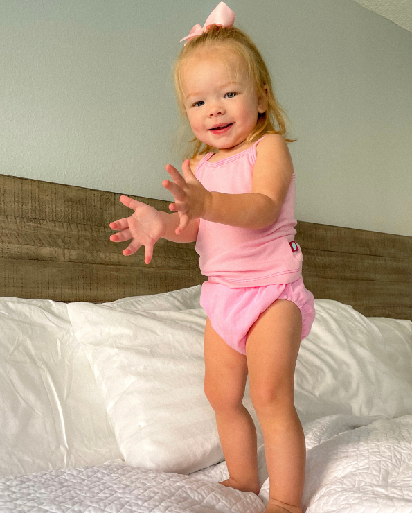 Boys and Girls Soft Cotton Diaper Cover | Pink