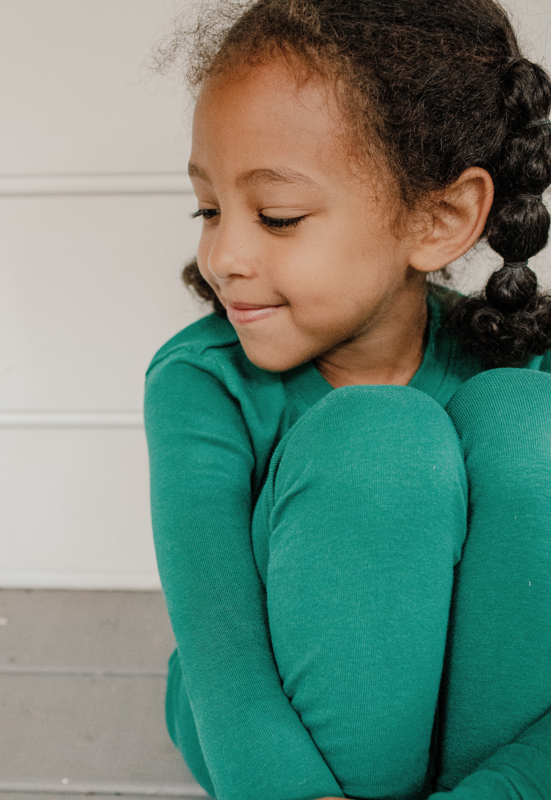 Boys and Girls Soft Organic Cotton Snug Fit Pajama Sets | Black