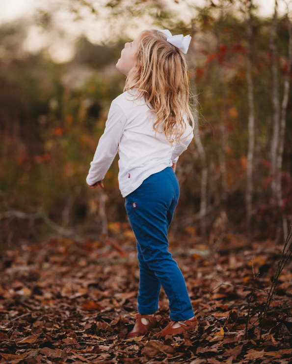 Elle - Girls Orange Cotton Joggers | Childrensalon Outlet