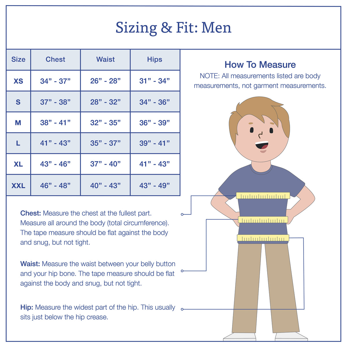 Men's Soft 100% Cotton Medium-Weight Long Sleeve Crew Tee With Cuffs | Midnight