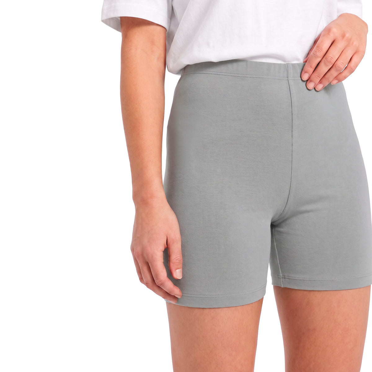 Women's Soft 100% Cotton Bike Short 5" Inseam | Road