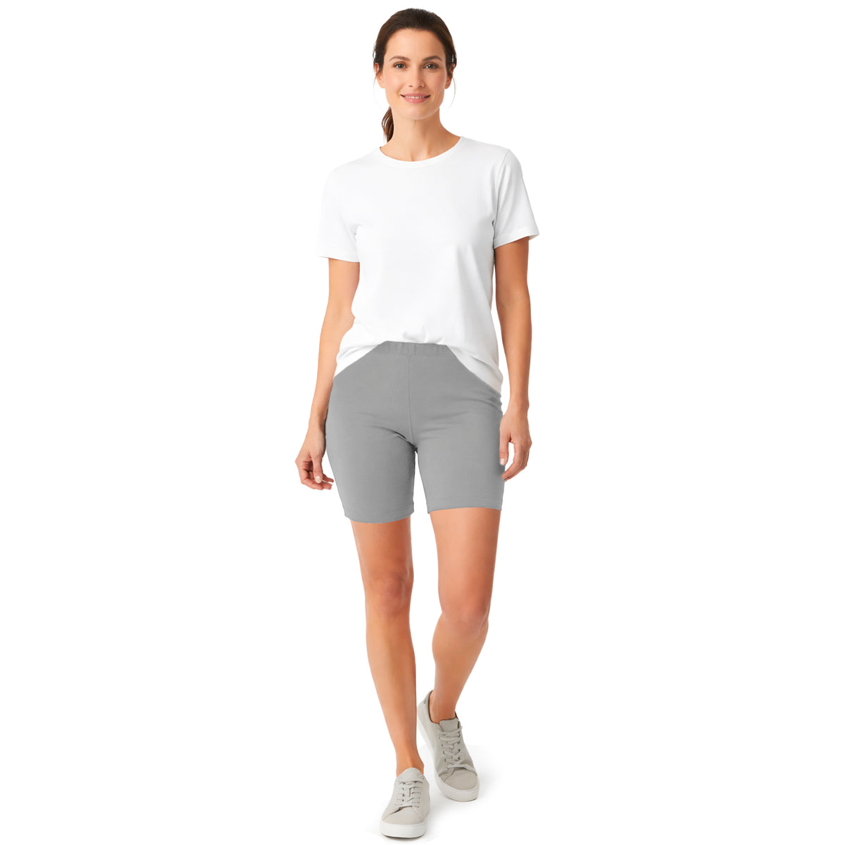 Women's Soft 100% Cotton Bike Short 5" Inseam | Road