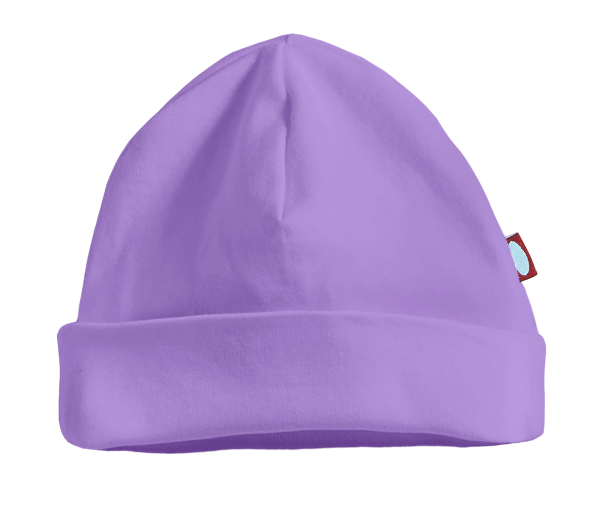Super-Soft Organic Cotton Baby Rib Beanie Hat| Deep Purple