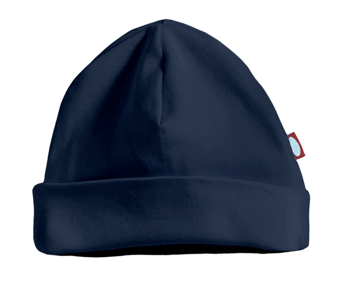 Super-Soft Organic Cotton Baby Rib Beanie Hat| Navy