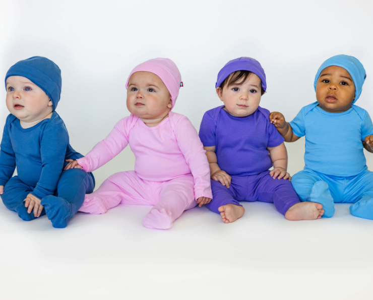 Super-Soft Organic Cotton Baby Rib Beanie Hat| Turquoise