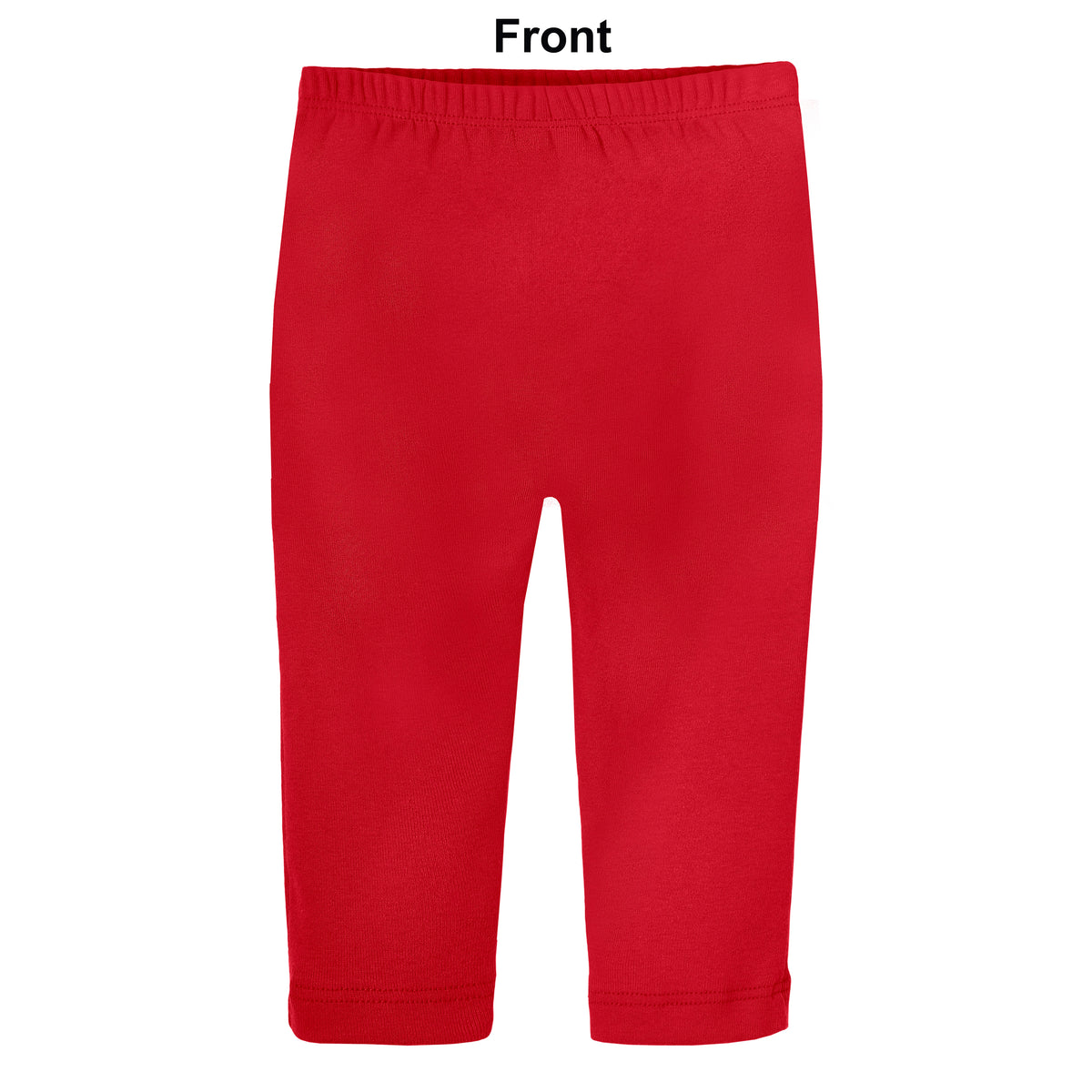 Baby Ruffle Butt Soft Cotton Leggings | Candy Apple