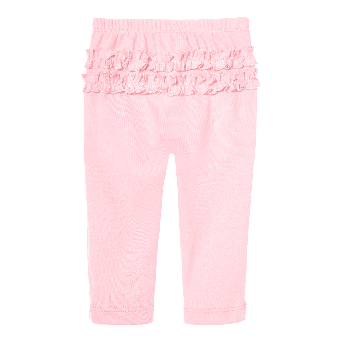Baby Ruffle Butt Soft Cotton Leggings | Pink