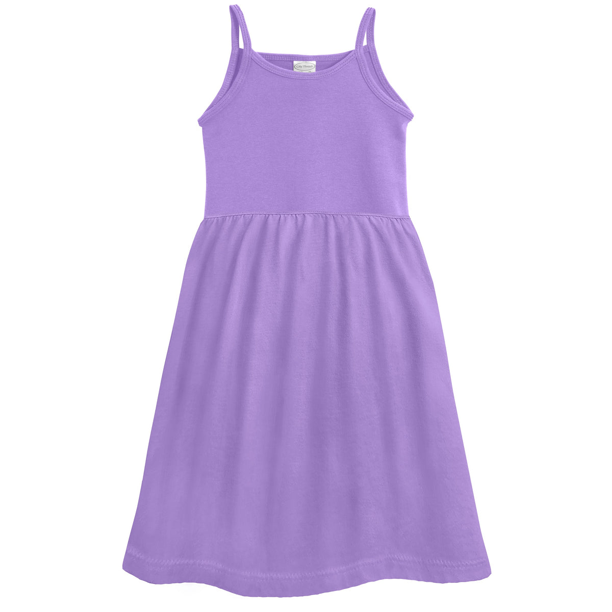 Soft Organic Cotton Empire Camisole Sundress | Deep Purple