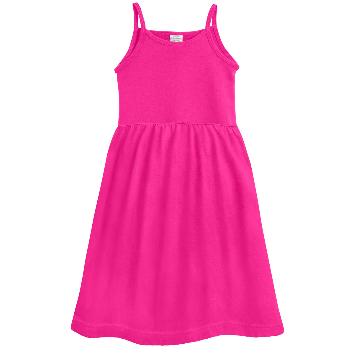 Soft Organic Cotton Empire Camisole Sundress | Hot Pink