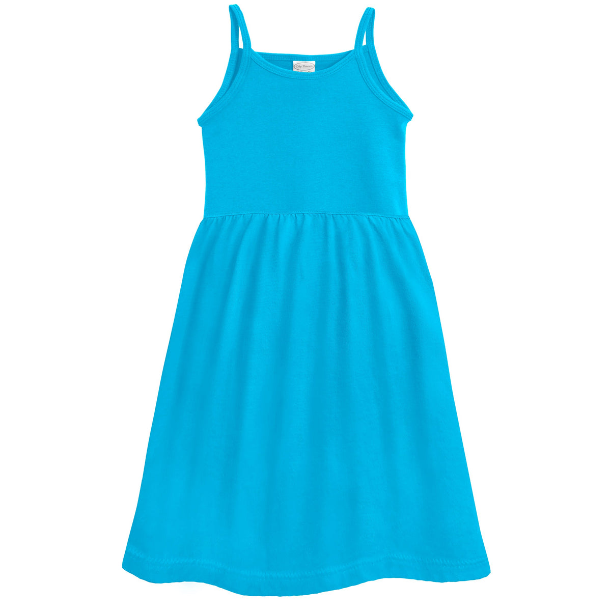 Soft Organic Cotton Empire Camisole Sundress | Turquoise