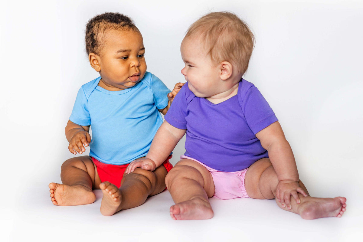 Boys and Girls Soft Cotton Diaper Cover 2-Pack | Black/White