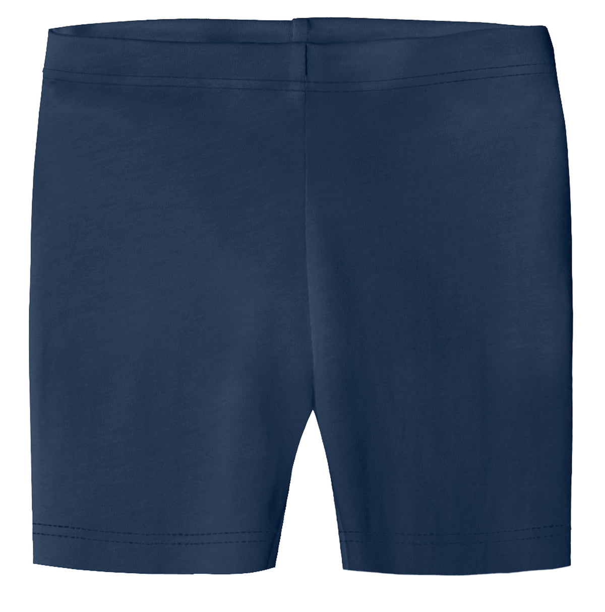 Girls Soft Organic Cotton Bike Shorts | Midnight Blue