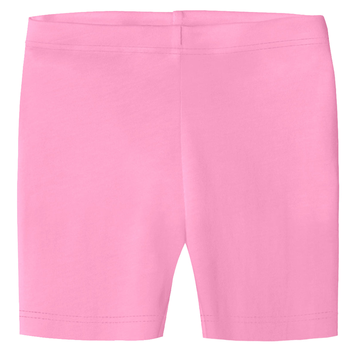 Girls Soft Organic Cotton Bike Shorts | Medium Pink