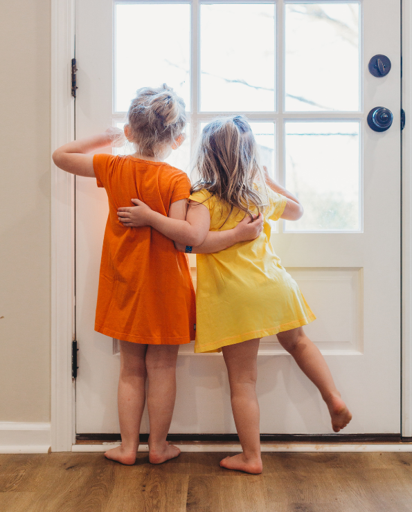 Girls Soft Cotton Jersey Cap Sleeve Dress | Midnight