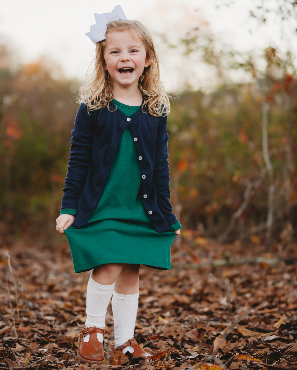 slim fit dress slacks Girls Soft Cotton Button-Down Cardigan