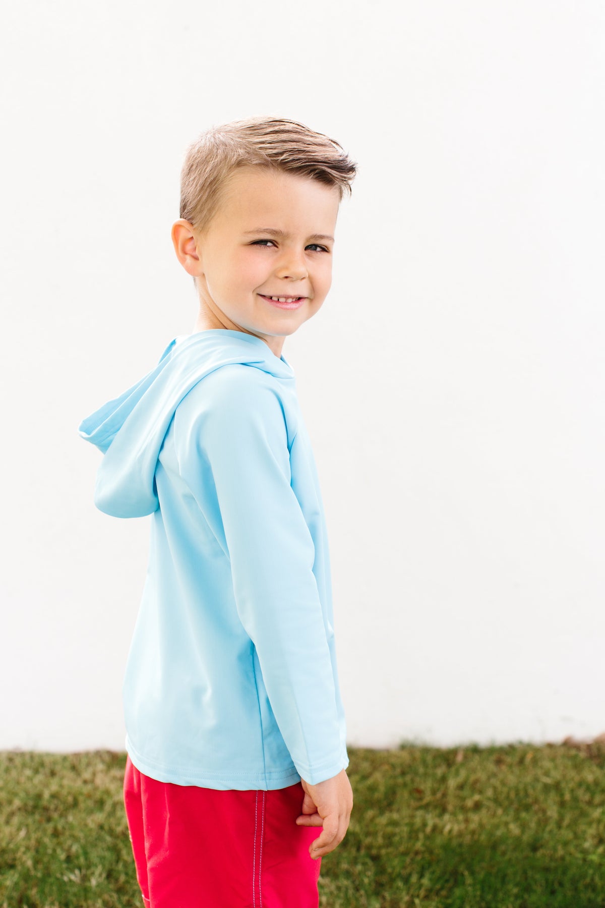 Unisex UPF 50+ Long Sleeve Hooded Rashguard | Elf Green