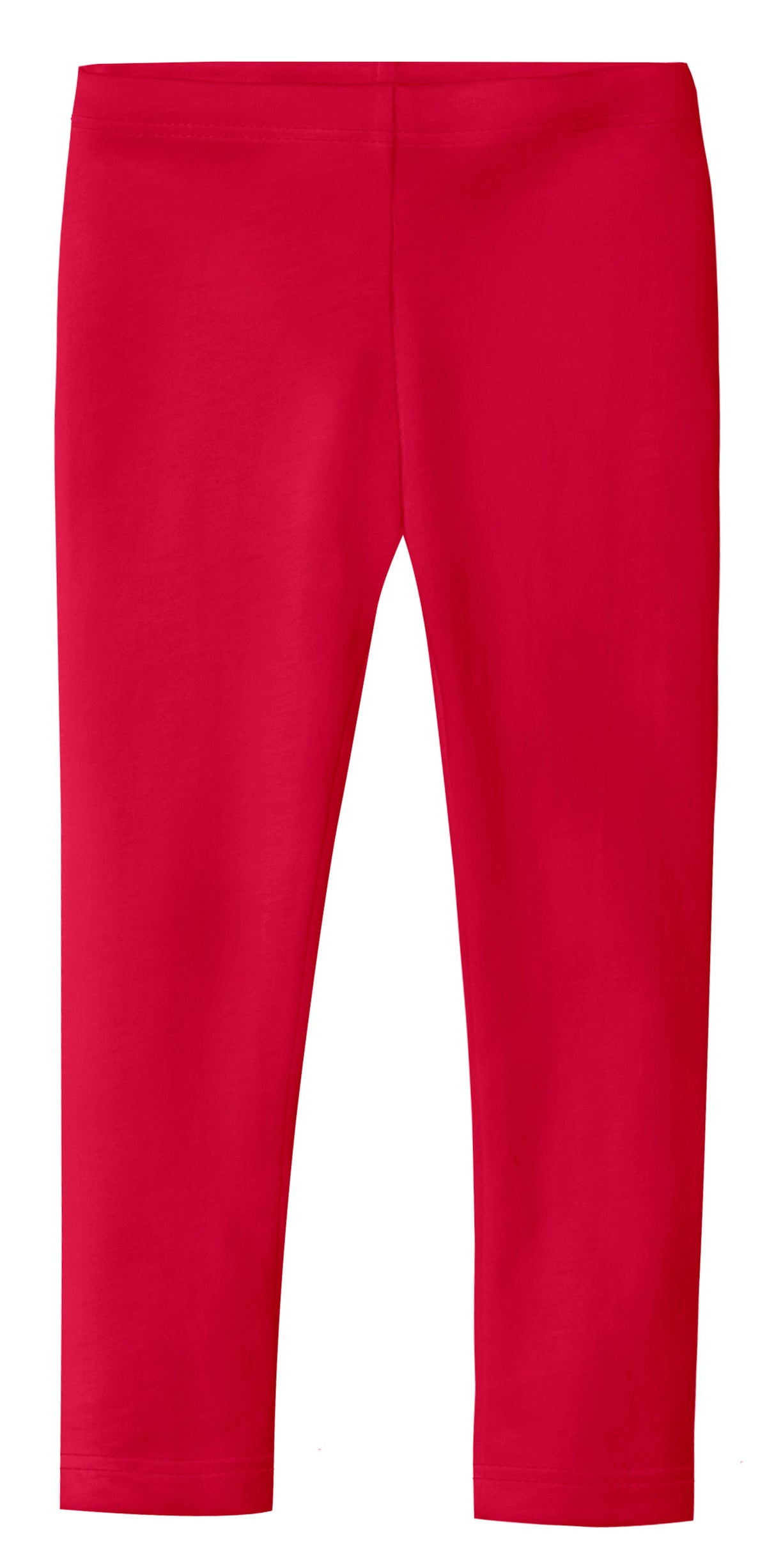 Girls Soft Organic Cotton Leggings | Candy Apple