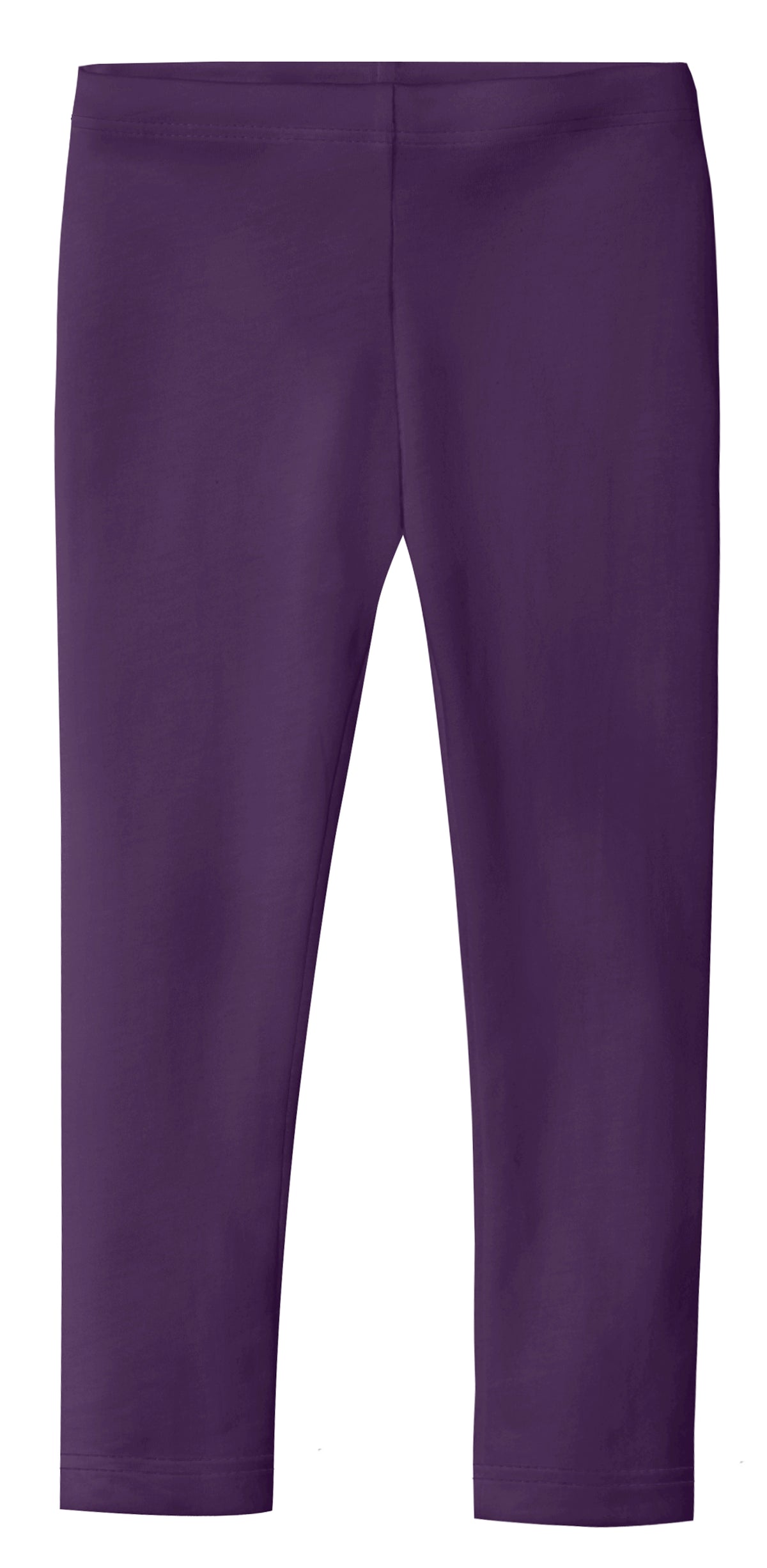 Girls Soft Organic Cotton Leggings | Purple