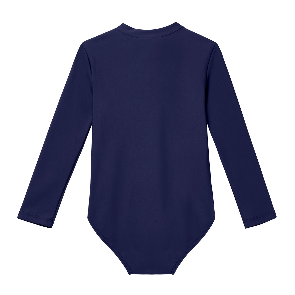 Girls UPF 50+ One-Piece Long Sleeve Swimsuit | Navy