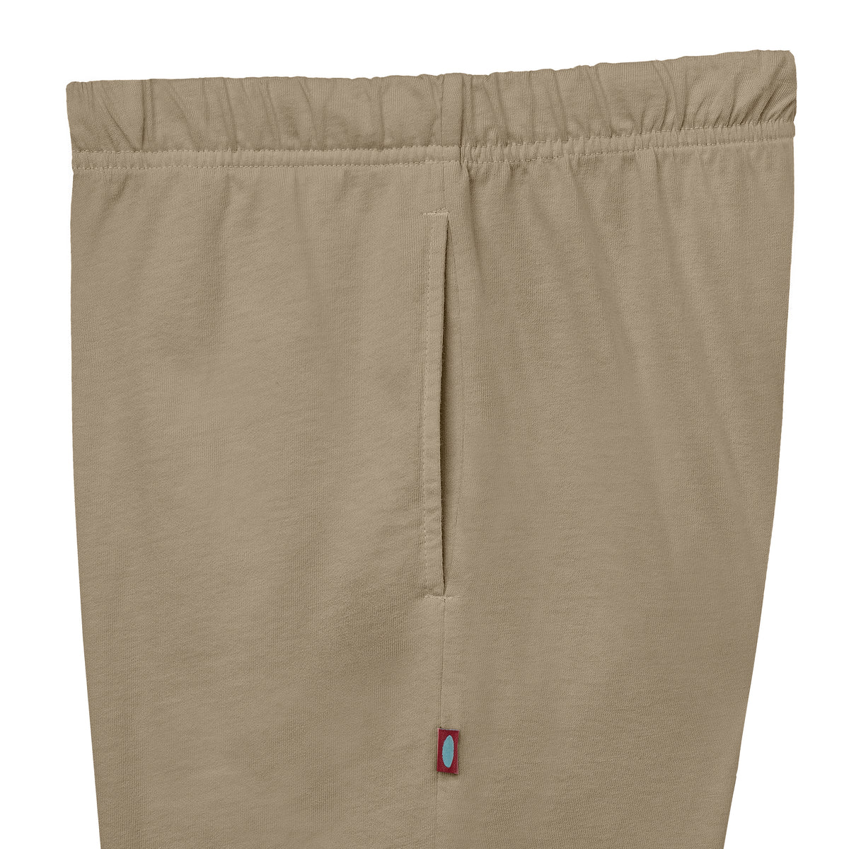 Men's Soft 100% Cotton Athletic Everyday Lounge Pocket Pant | Dark Khaki