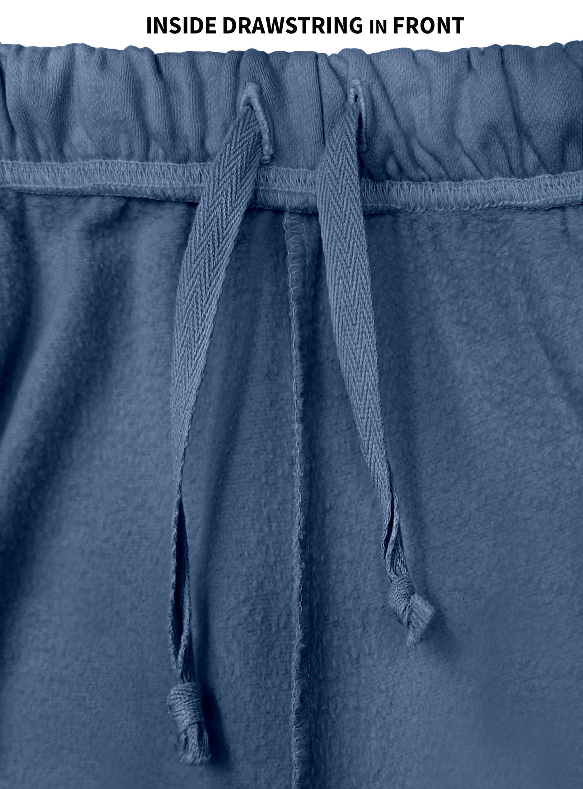 The Softest Mens Cotton Fleece Short | Denim Blue
