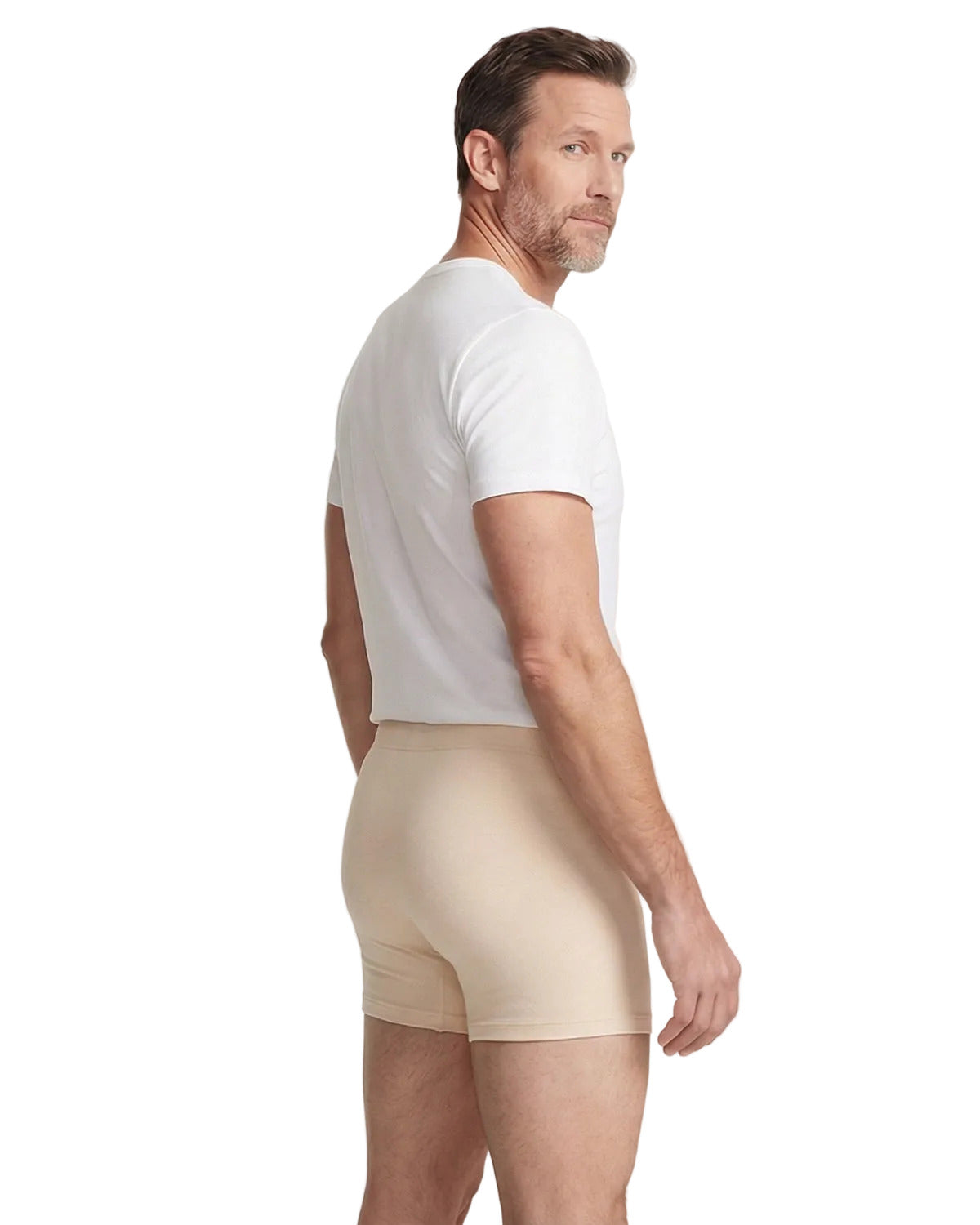 Men's Soft 100% Organic Cotton Boxer Briefs | Oatmeal