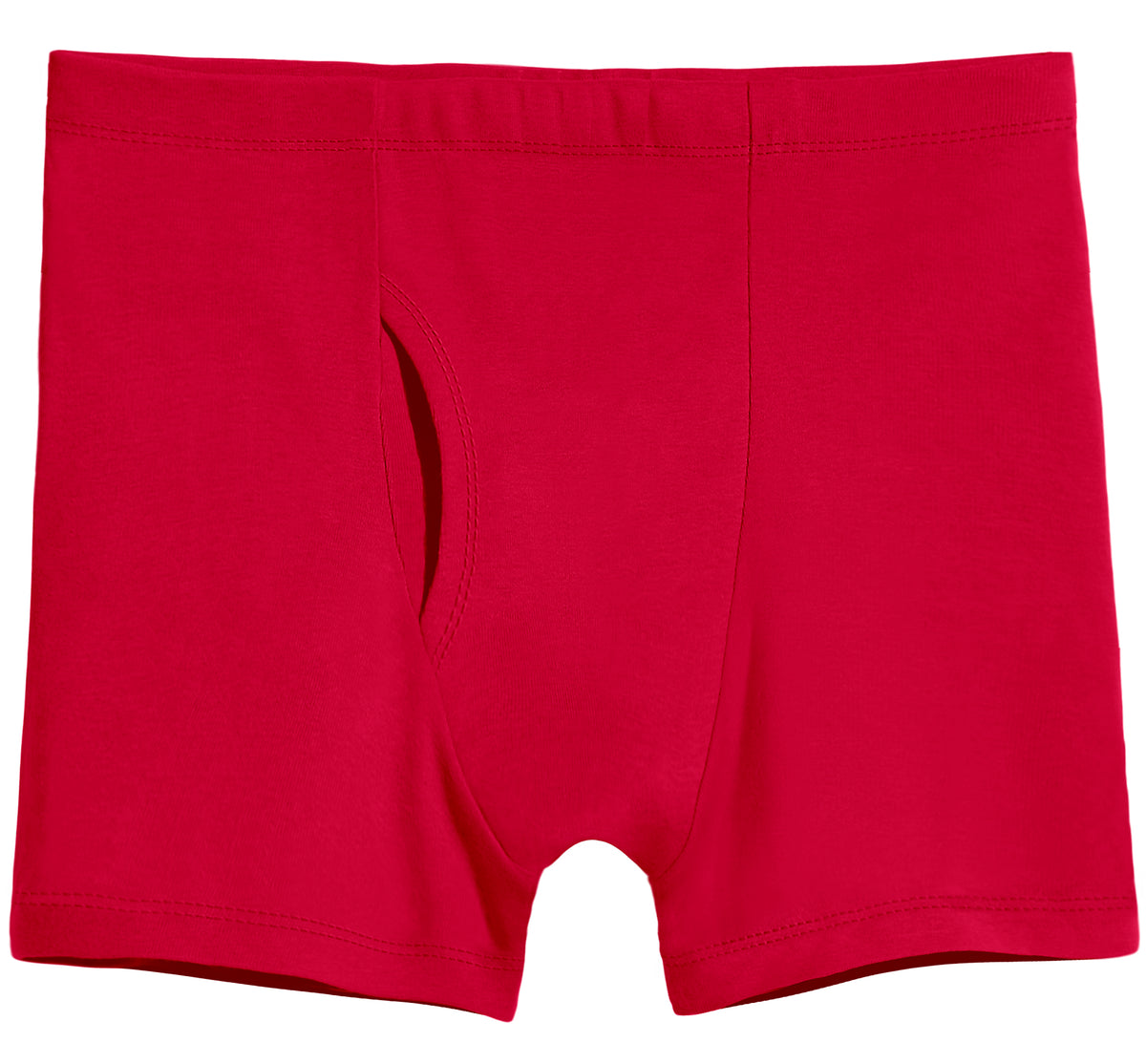 Men&#39;s Soft 100% Organic Cotton Boxer Briefs | Red
