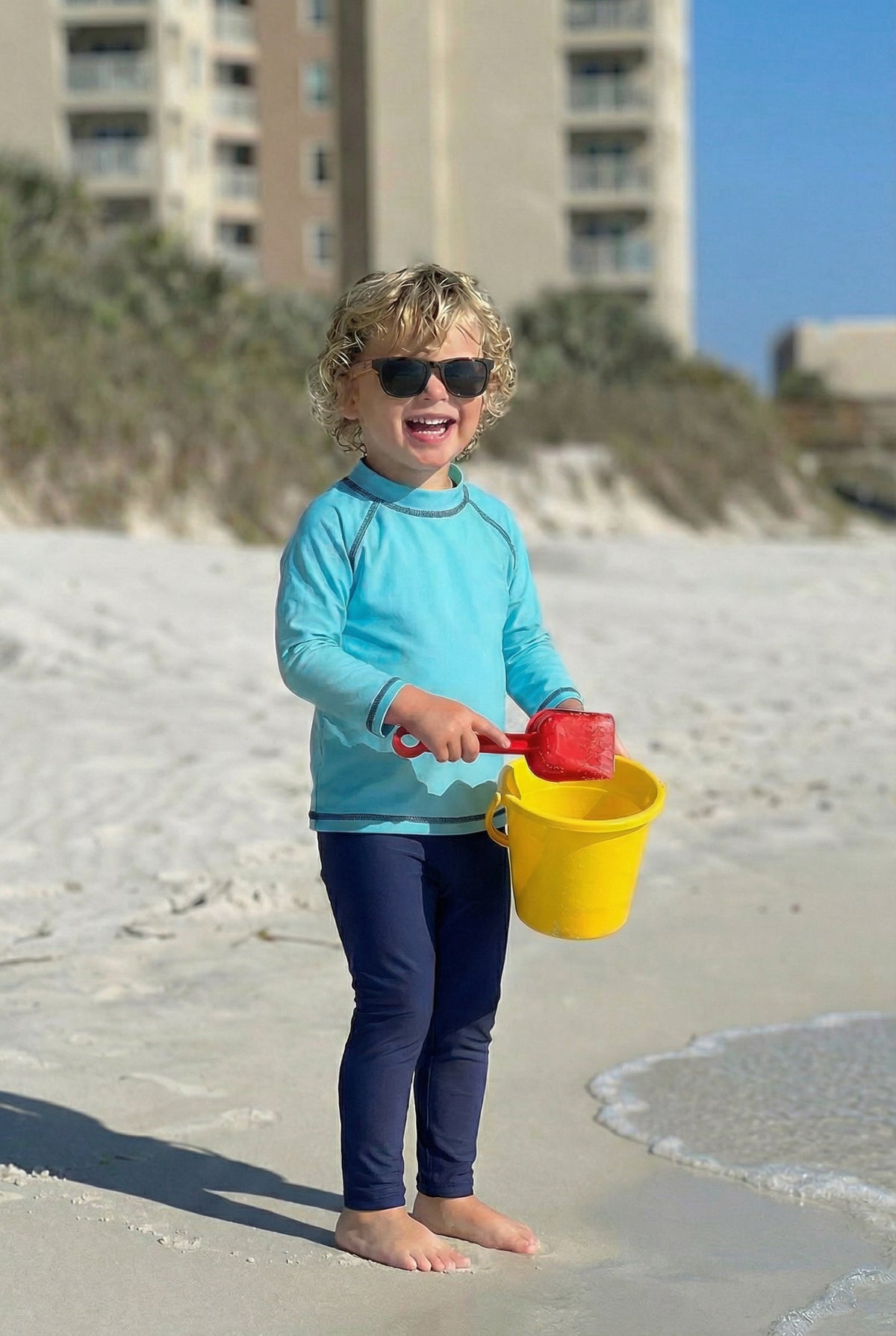 Boys UPF 50+ Long Sleeve Rashguard | Royal Blue