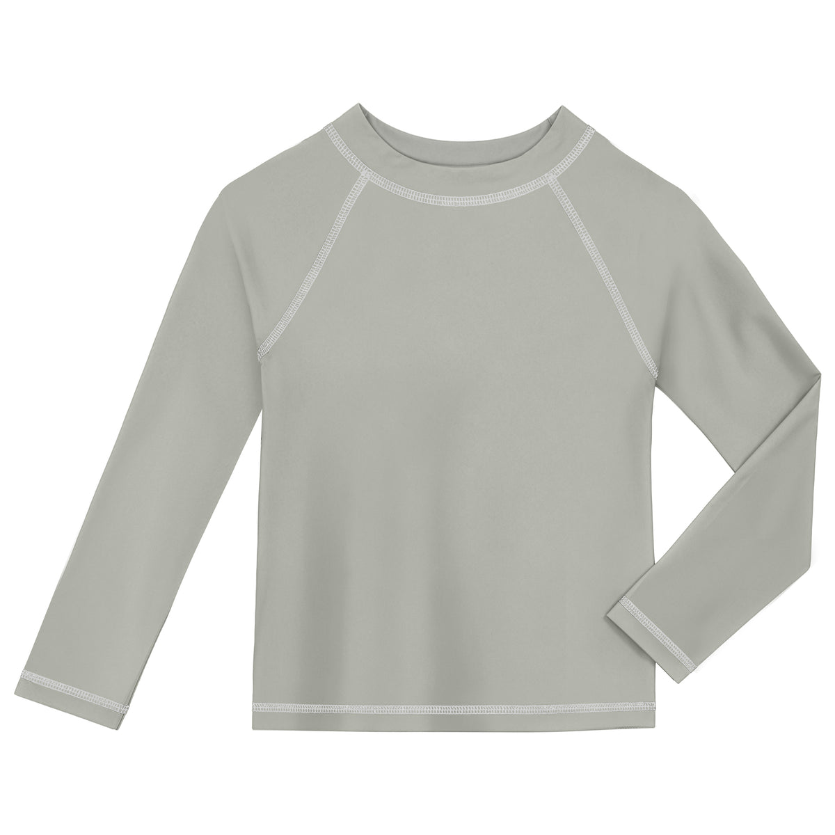 Boys UPF 50+ Long Sleeve Rashguard | Medium Grey