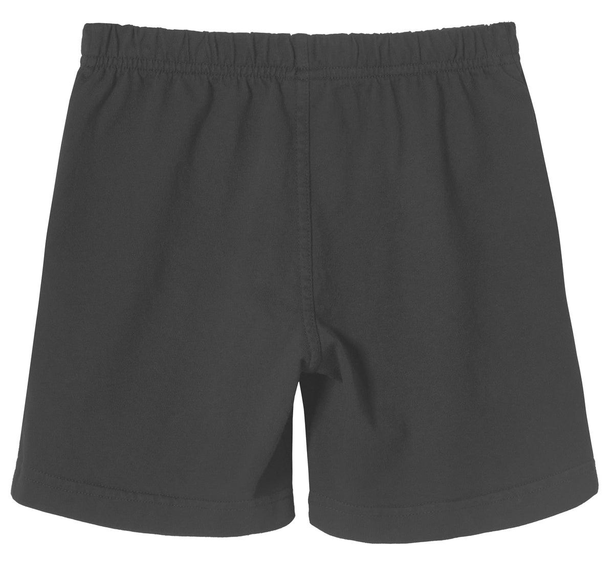 Boys Soft Cotton UPF 50+ Above-Knee Side Pocket Shorts | Charcoal
