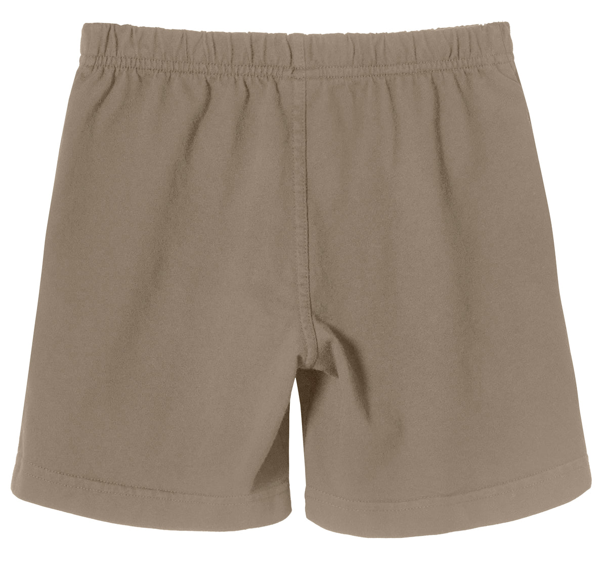 Boys Soft Cotton UPF 50+ Above-Knee Side Pocket Shorts | Dark Khaki