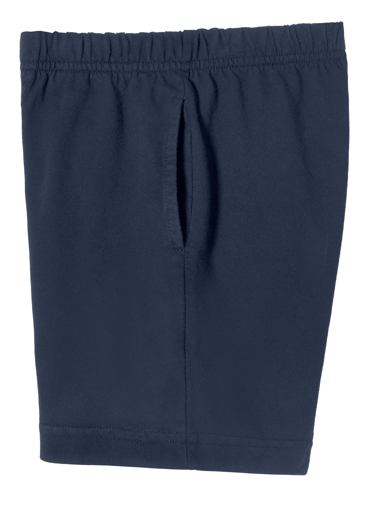Boys Soft Cotton UPF 50+ Above-Knee Side Pocket Shorts | Midnight