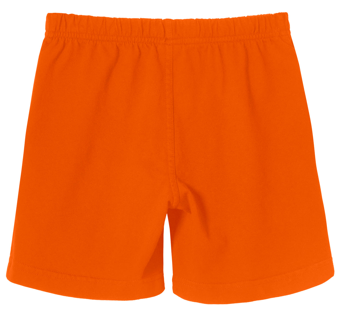 Boys Soft Cotton UPF 50+ Above-Knee Side Pocket Shorts | Orange