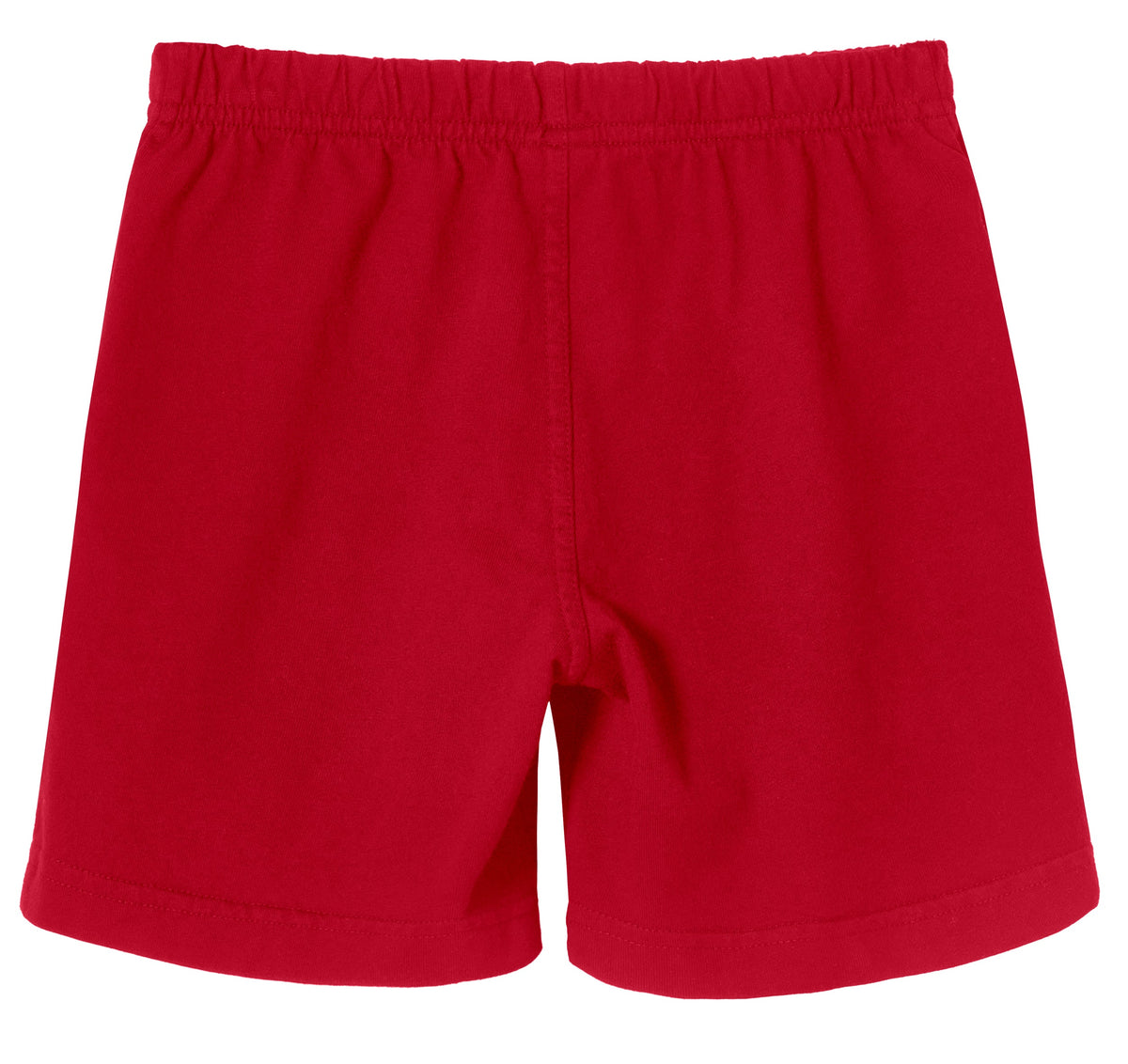Boys Soft Cotton UPF 50+ Above-Knee Side Pocket Shorts | Red