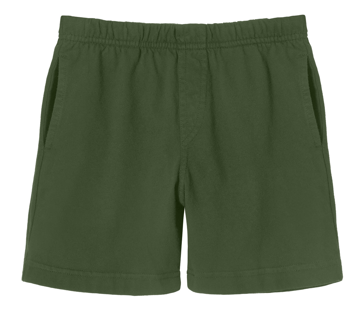 Boys Soft Cotton UPF 50+ Above-Knee Side Pocket Shorts | Turtle