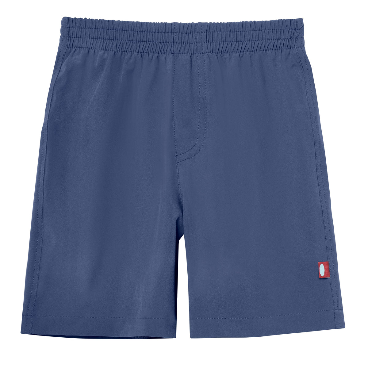 Boys UPF 50+ Soft Stretch Club Swim Trunks - Above The Knee Fit | Navy