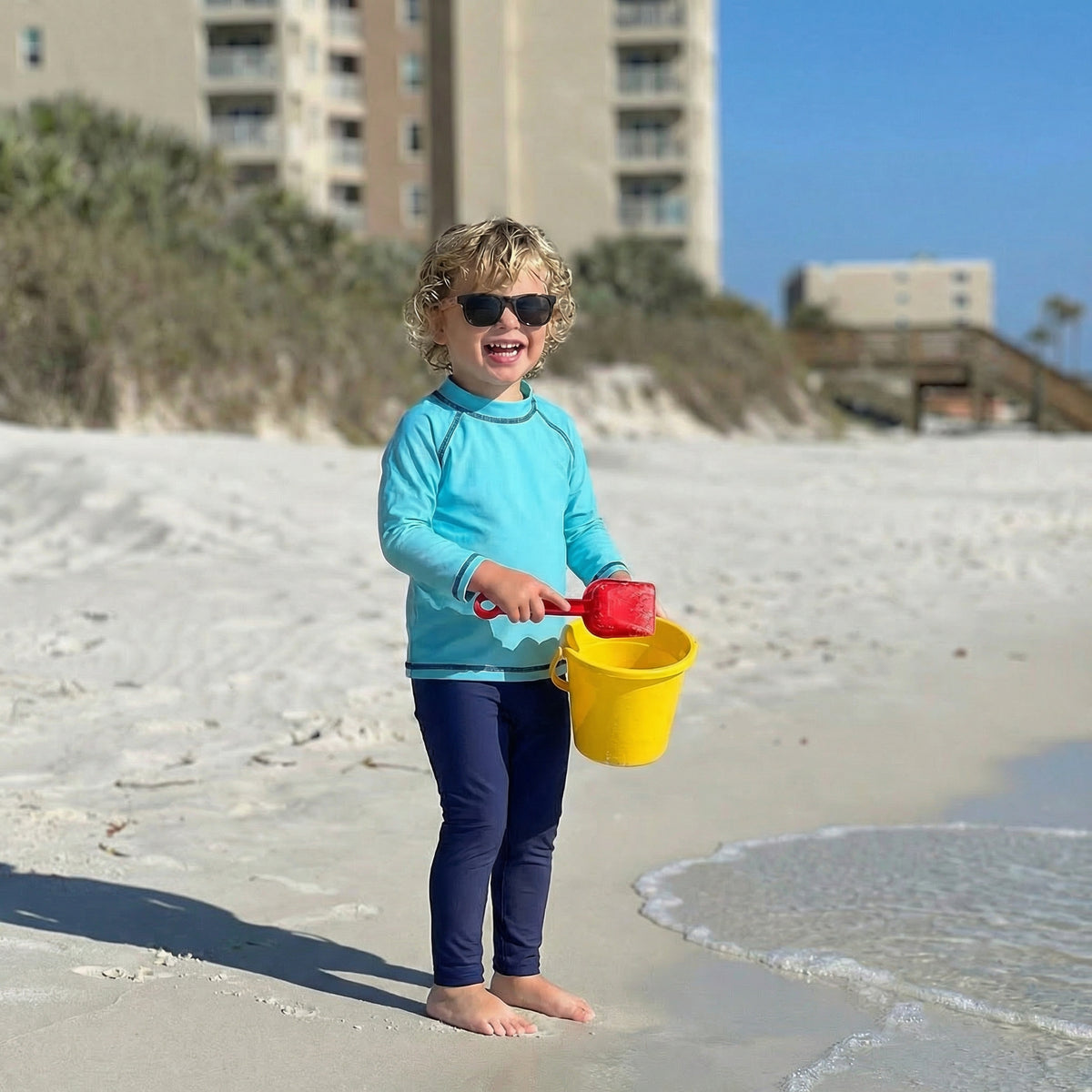 Unisex UPF 50+ Swim Leggings | Royal Blue