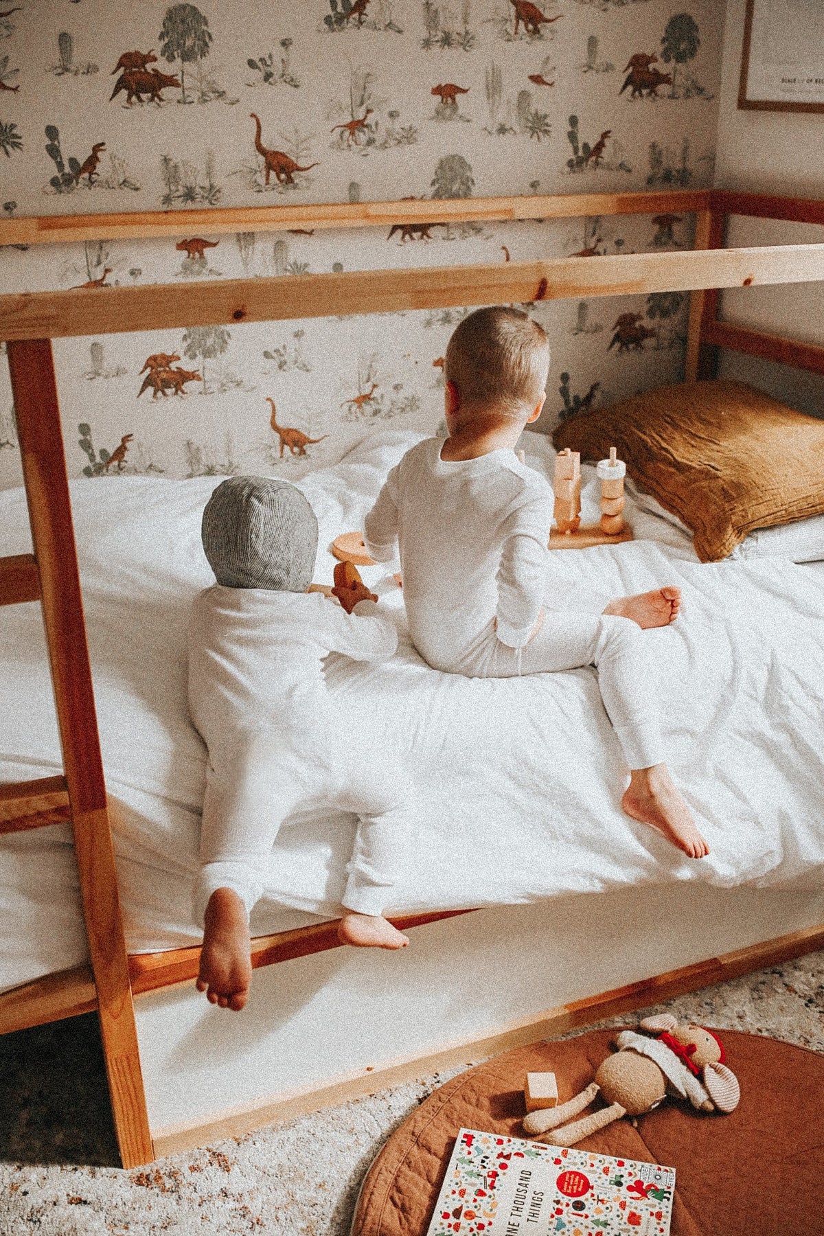 Boys and Girls Soft & Cozy Thermal One- Piece Union Suit | Bright Light Blue