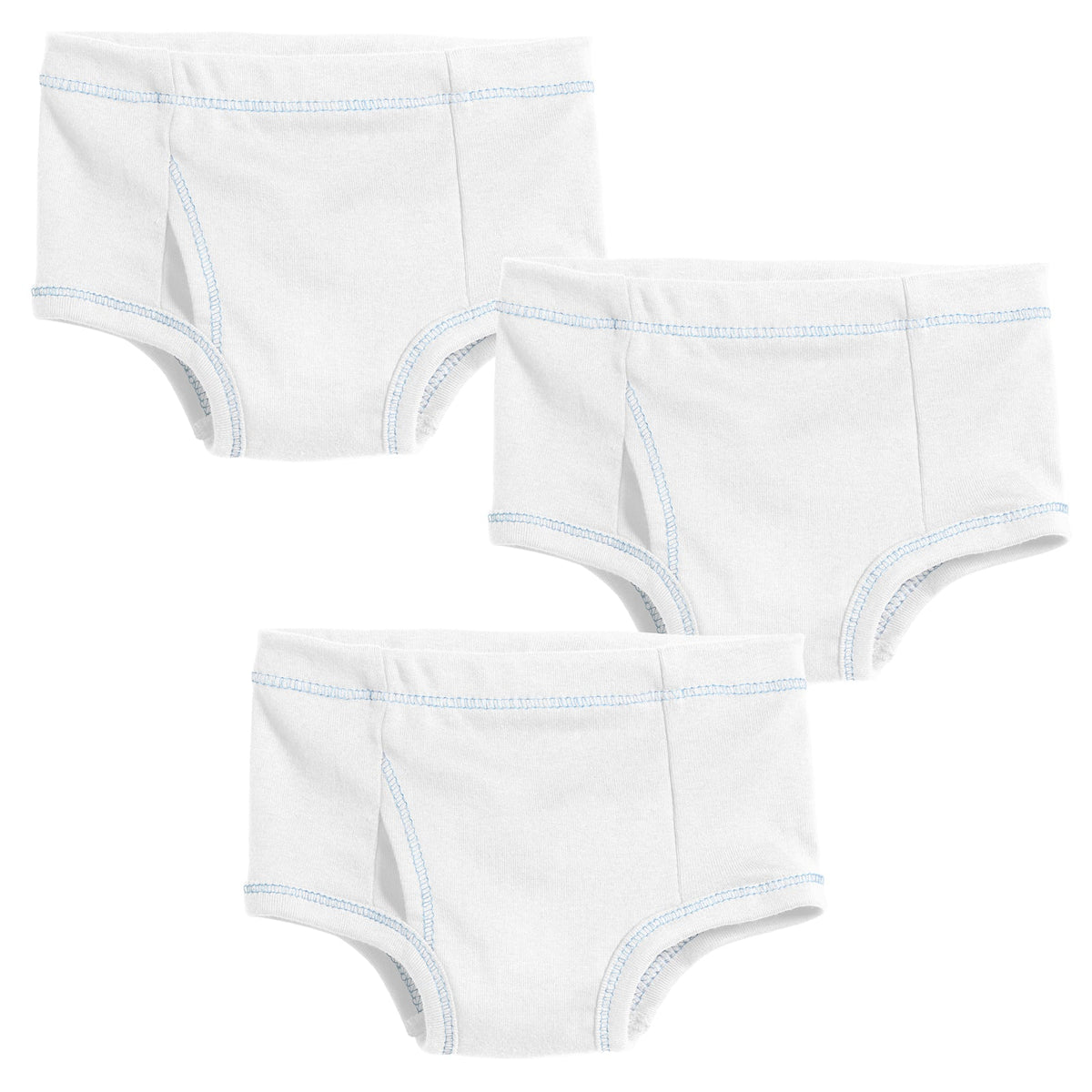 Boys Soft Cotton Brief 3-Pack | Favorite White