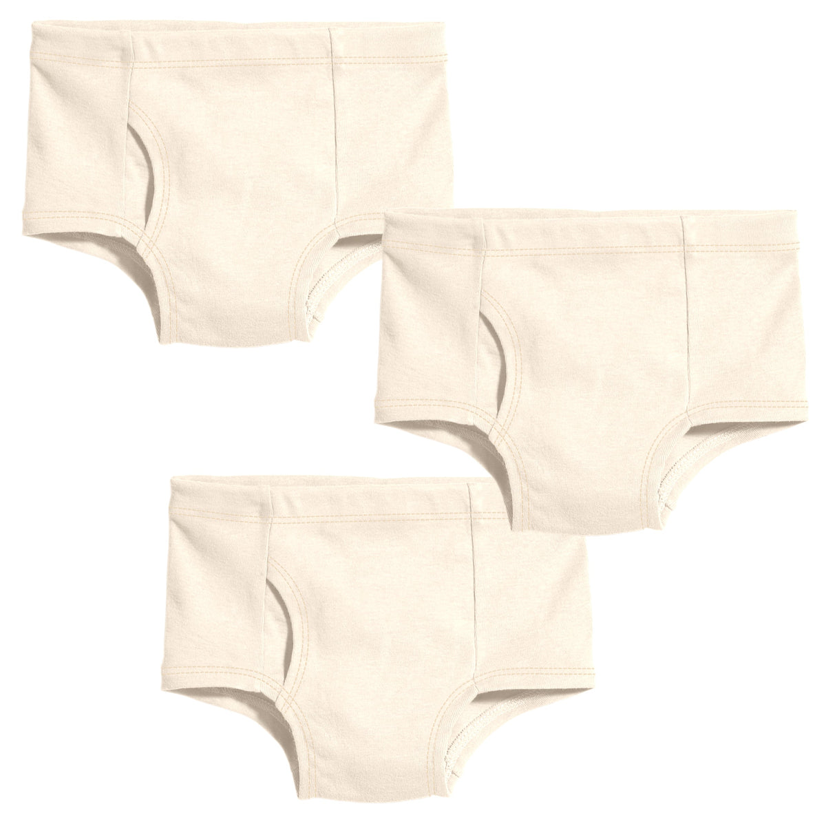 Boys Organic Cotton Brief - 3 Pack | Favorite Oatmeal
