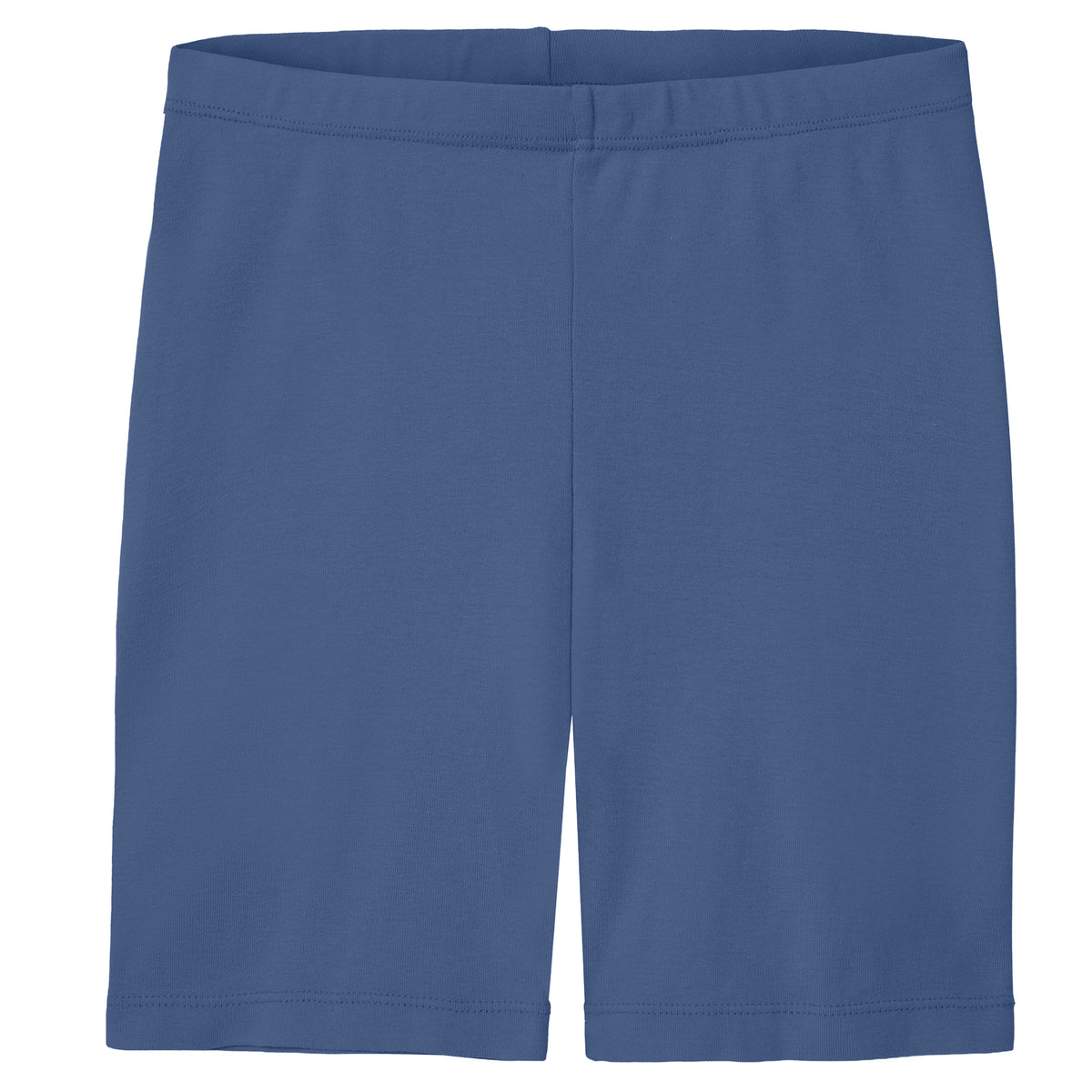 Women's Soft 100% Cotton Bike Short 5" Inseam | Denim Blue