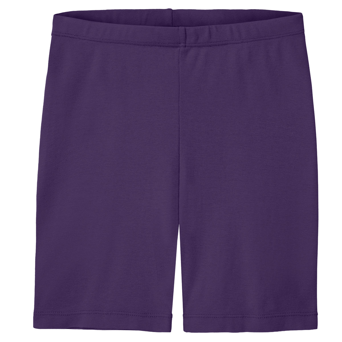 Women's Soft 100% Cotton Bike Short 5" Inseam | Purple
