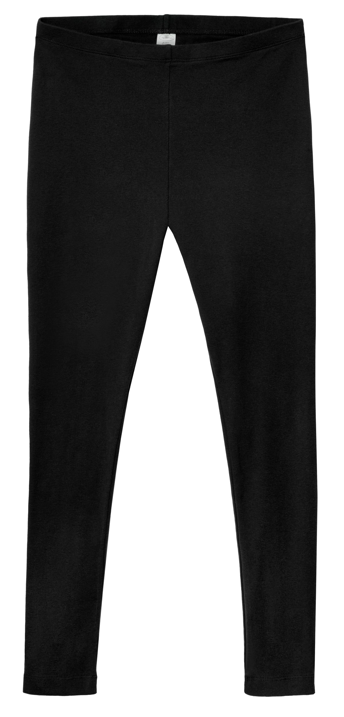 Women's Soft 100% Organic Cotton Leggings | Black