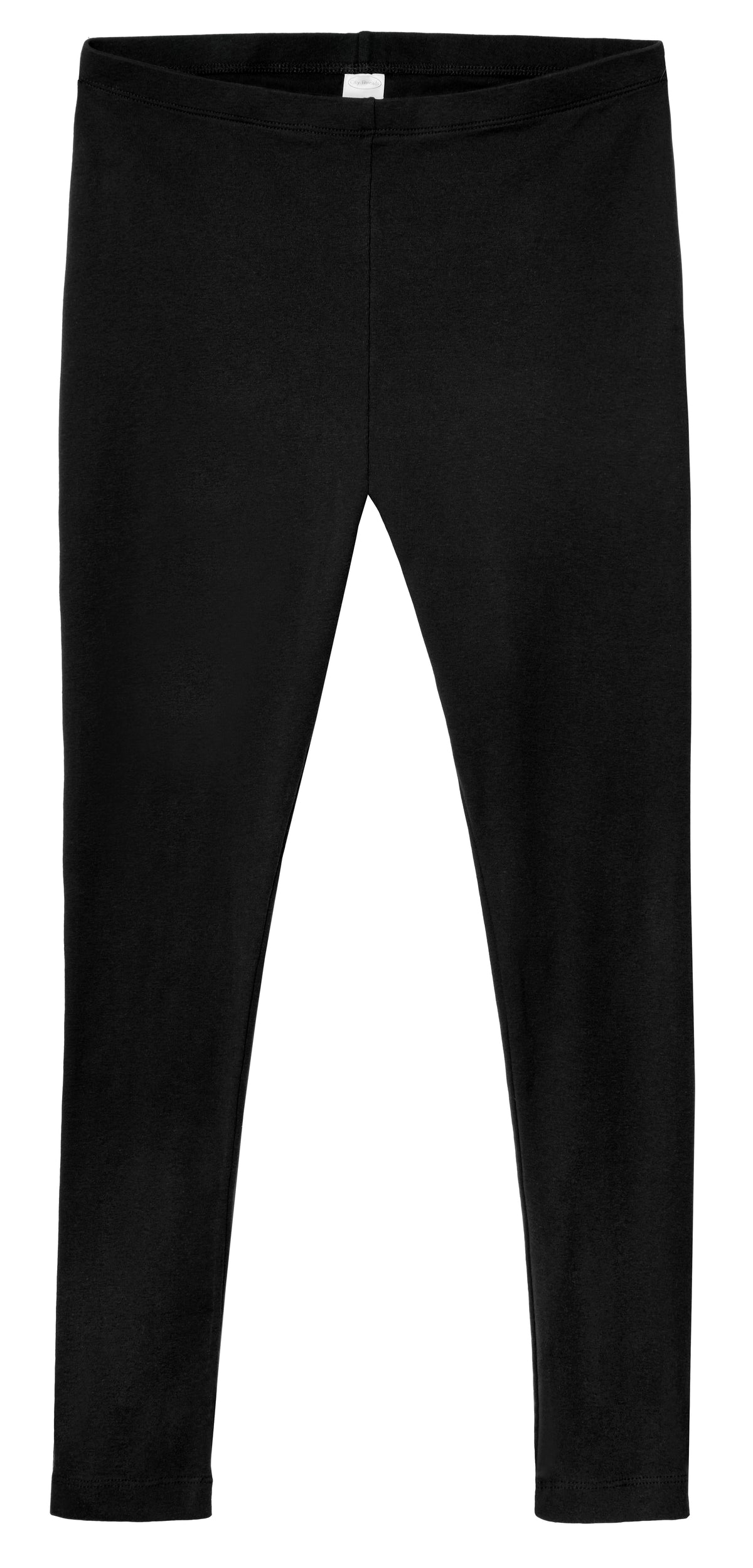 Women's Soft 100% Organic Cotton Leggings | Black