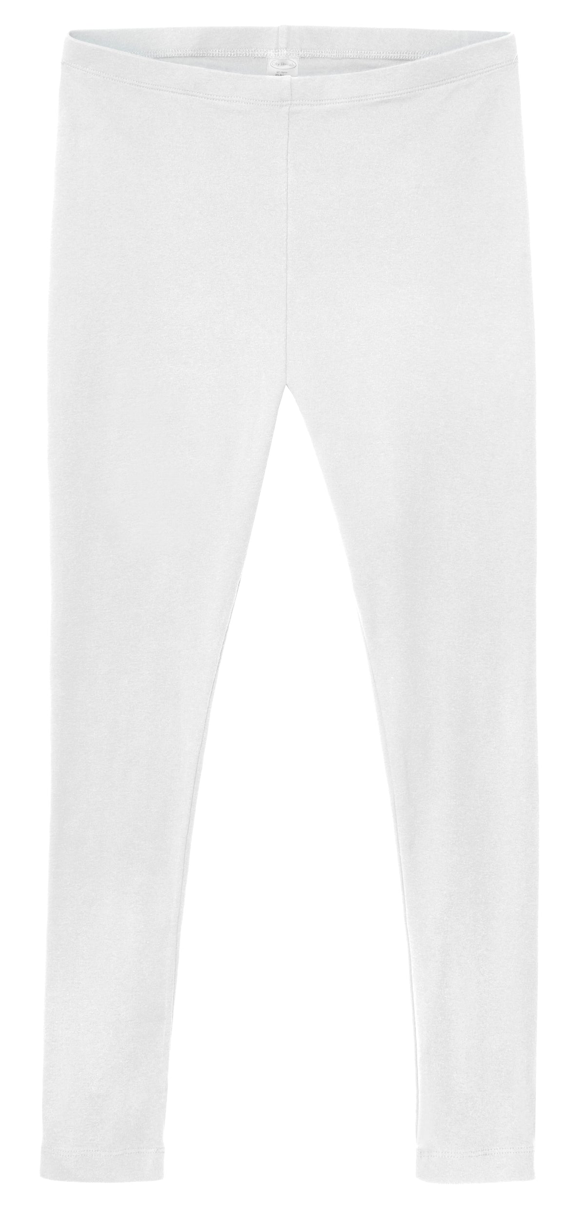 Women's Soft 100% Organic Cotton Leggings | White