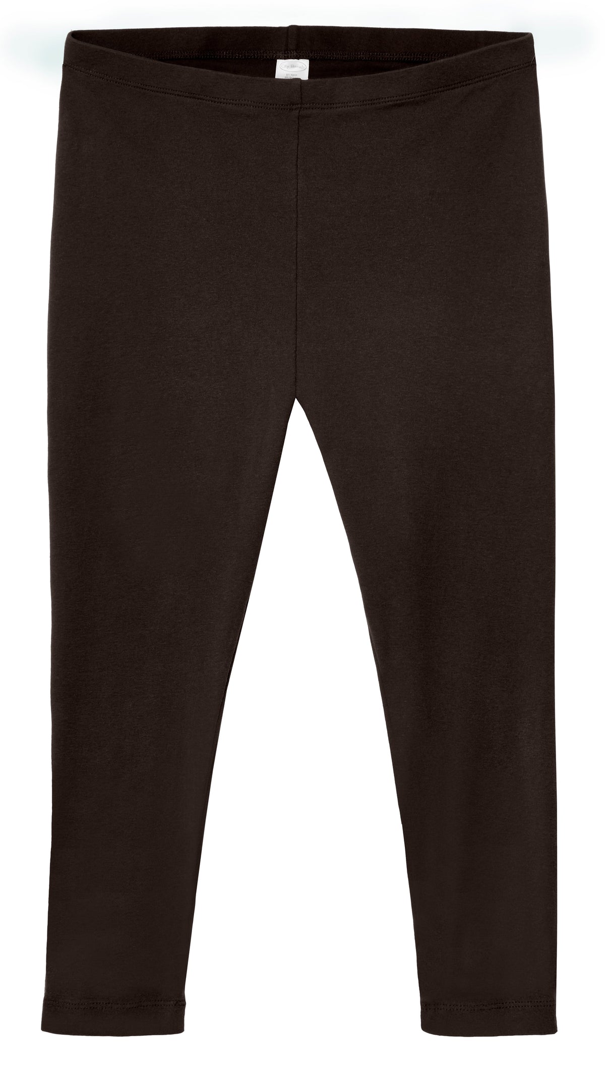 Women's 100% Cotton Soft Capri Leggings | Chocolate