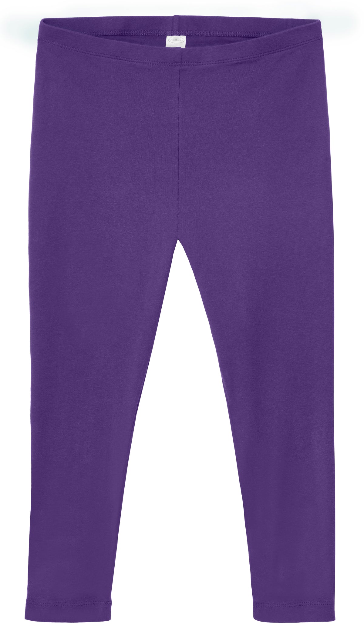 Women's 100% Cotton Soft Capri Leggings | Purple