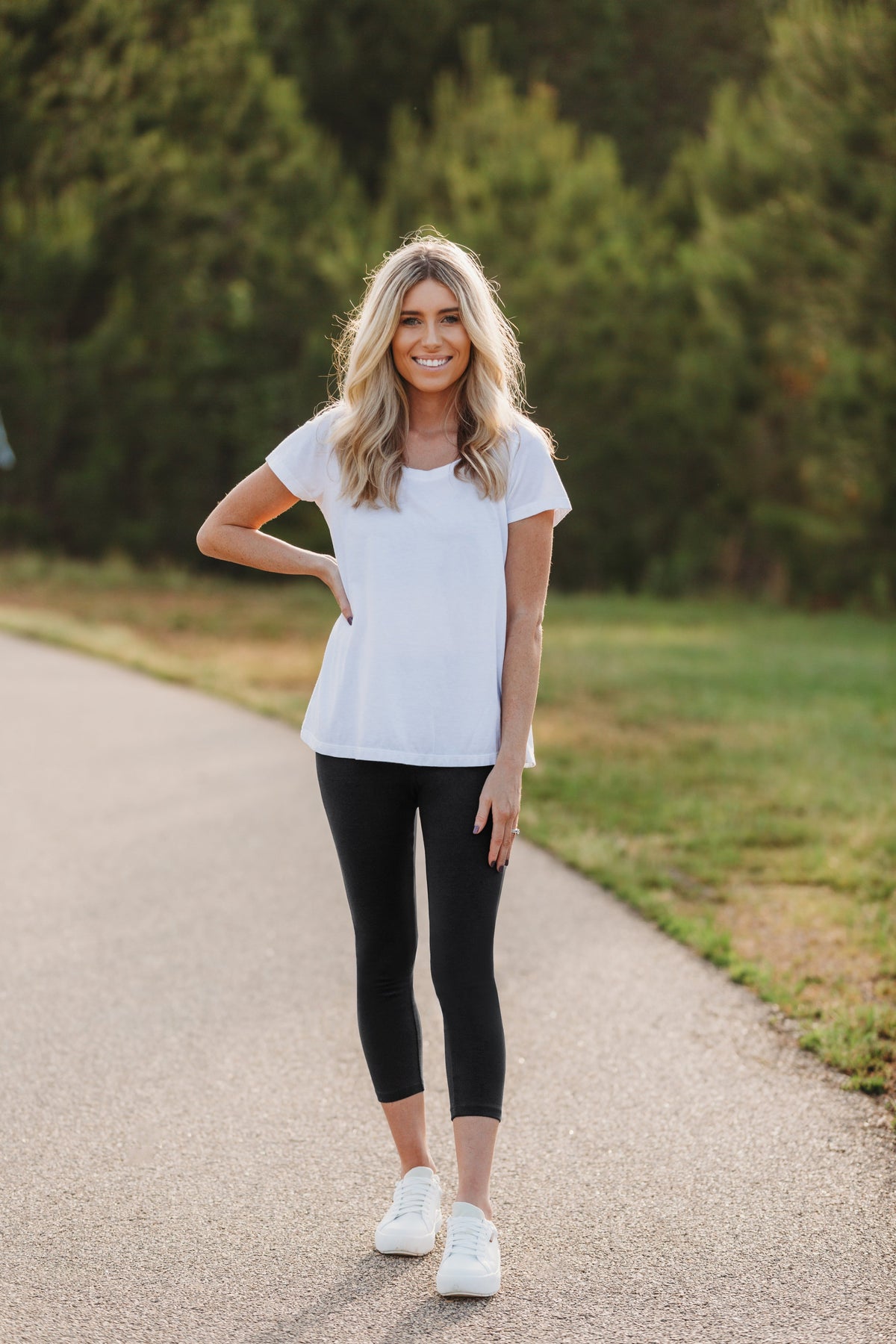 Women's 100% Cotton Soft Capri Leggings | Purple