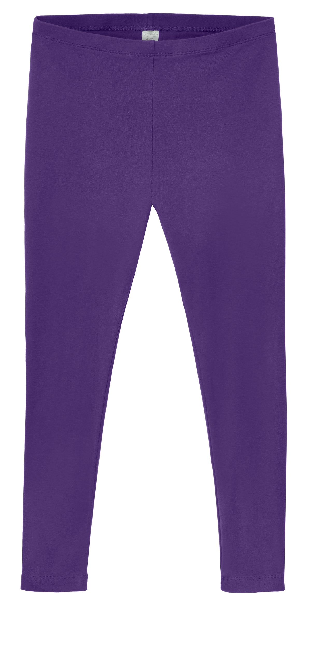 Women&#39;s Soft 100% Cotton Petite Leggings | Purple