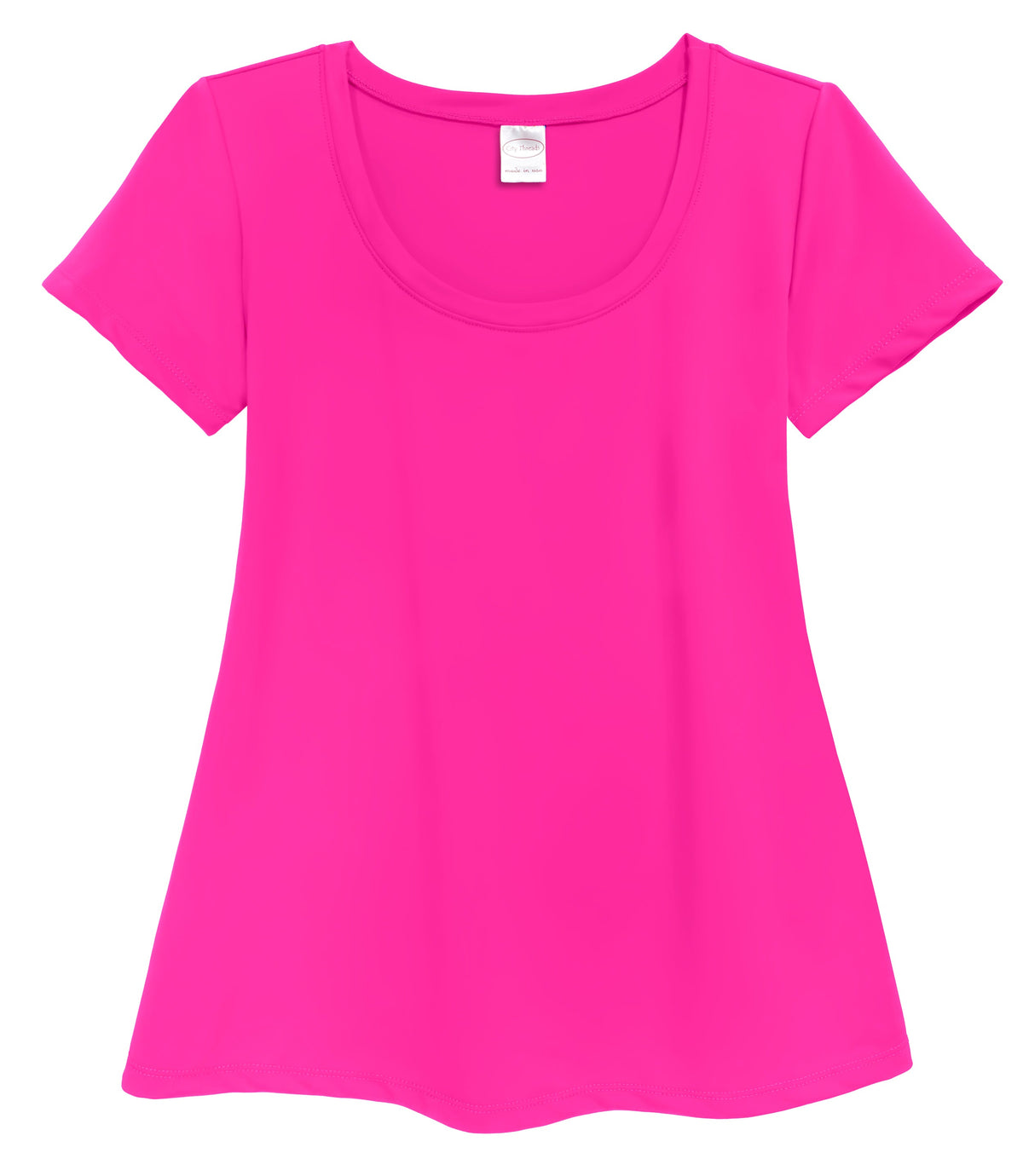 Women's UPF 50+ Short Sleeve Flowy Rashguard | Hot Pink